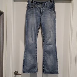Silver Suki Flare Jean